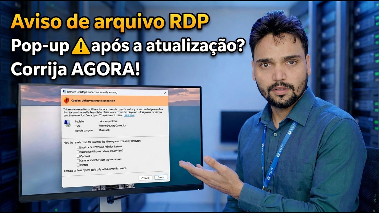 A última atualização do Windows quebrou o RDP? 😳 Nova correção de aviso!