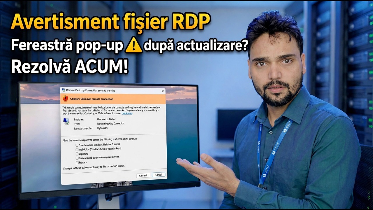 Ultima actualizare Windows a rupt RDP? 😳 Noua remediere a avertismentului!