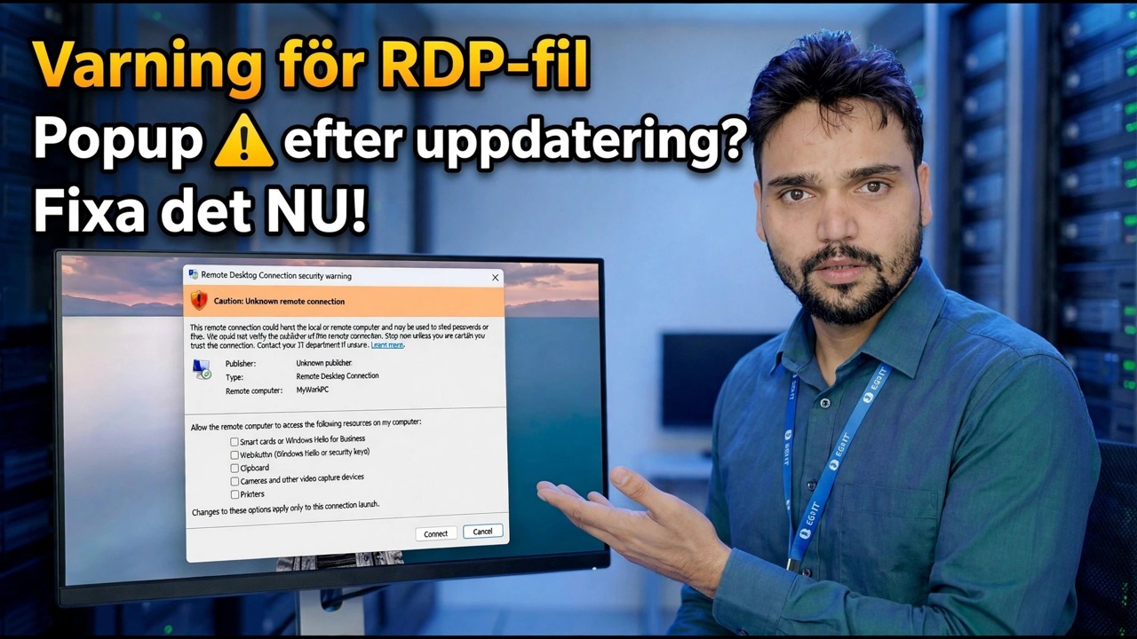 Senaste Windows Update Bröt RDP? 😳 Ny varning FIX!