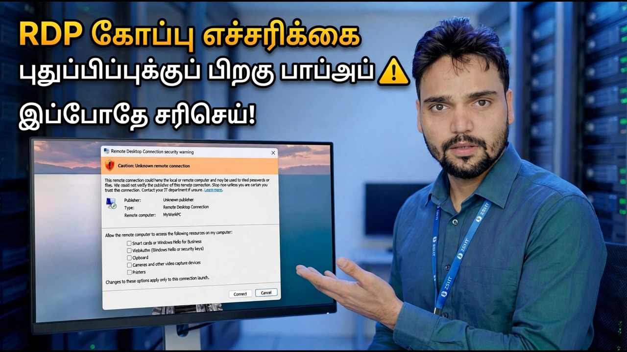 சமீபத்திய விண்டோஸ் புதுப்பிப்பு RDP ஐ உடைத்ததா? 😳 புதிய எச்சரிக்கை திருத்தம்!