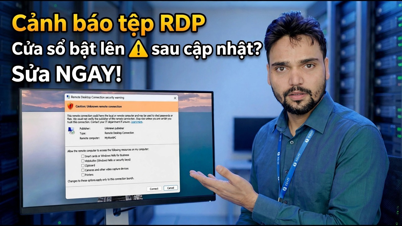 Bản cập nhật Windows mới nhất đã phá vỡ RDP? 😳 CỐ ĐỊNH Cảnh báo mới!