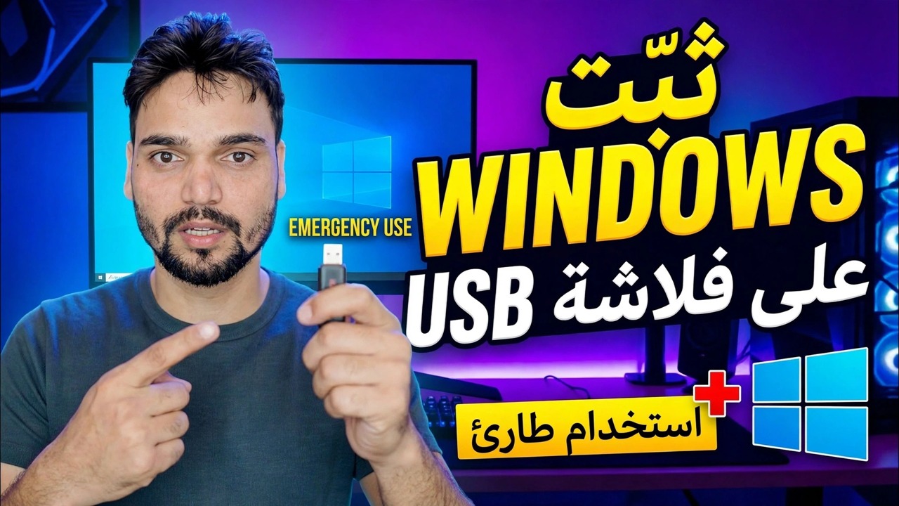 قم بتثبيت نظام التشغيل Windows على Pendrive