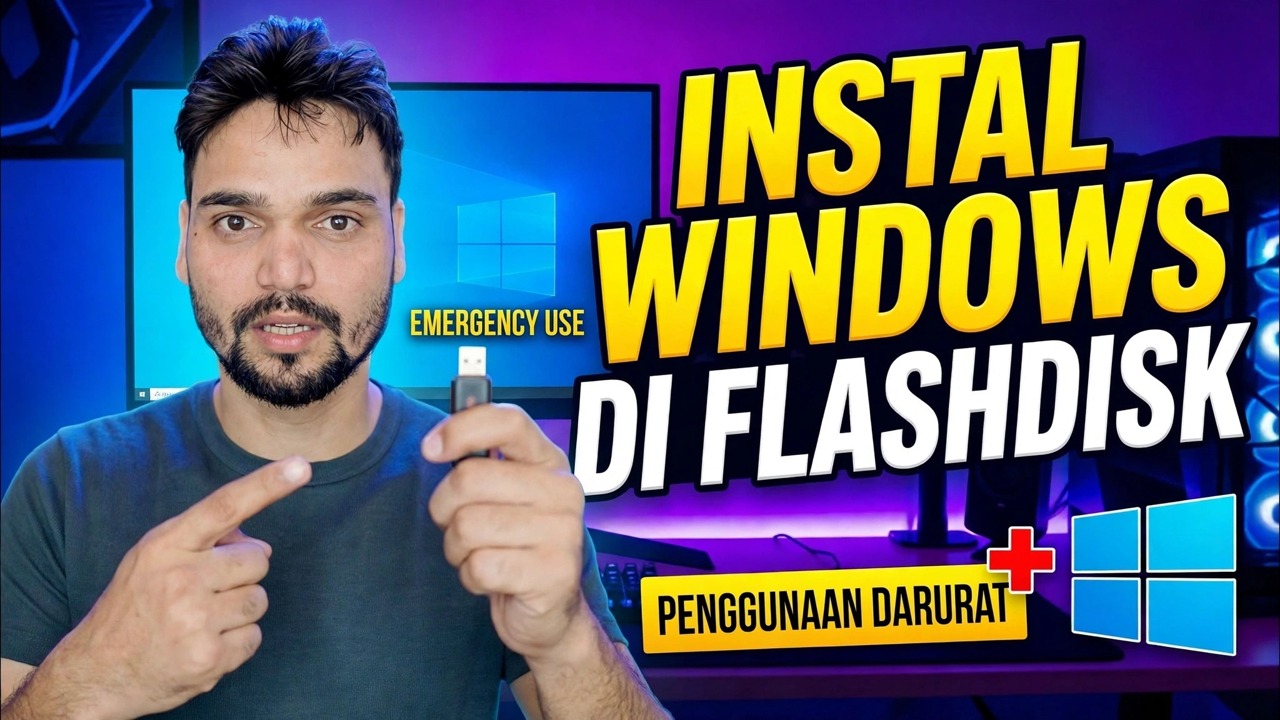 Instal OS Windows di Flashdisk