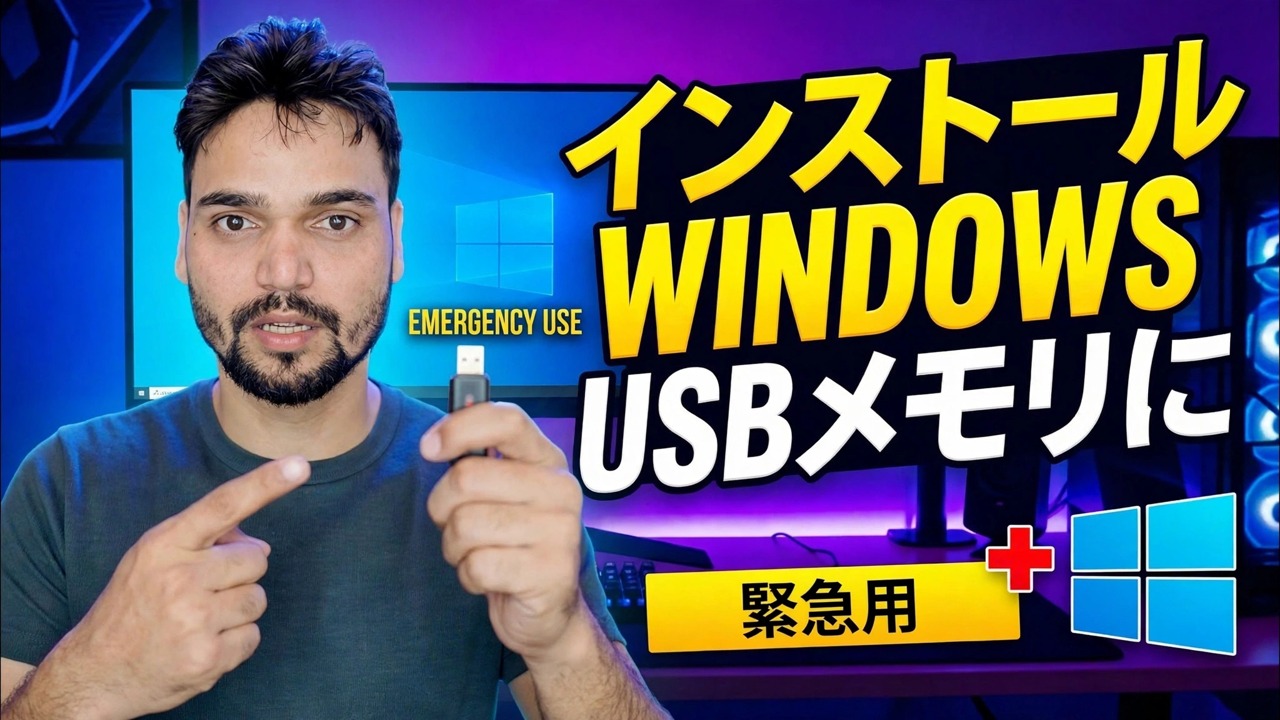 ペンドライブに Windows OS をインストールする