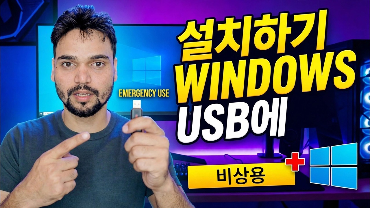 Pendrive에 Windows OS 설치