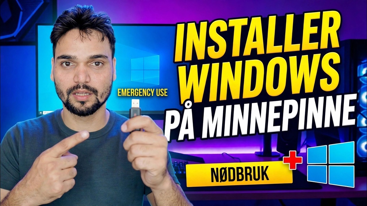 Installer Windows OS på Pendrive