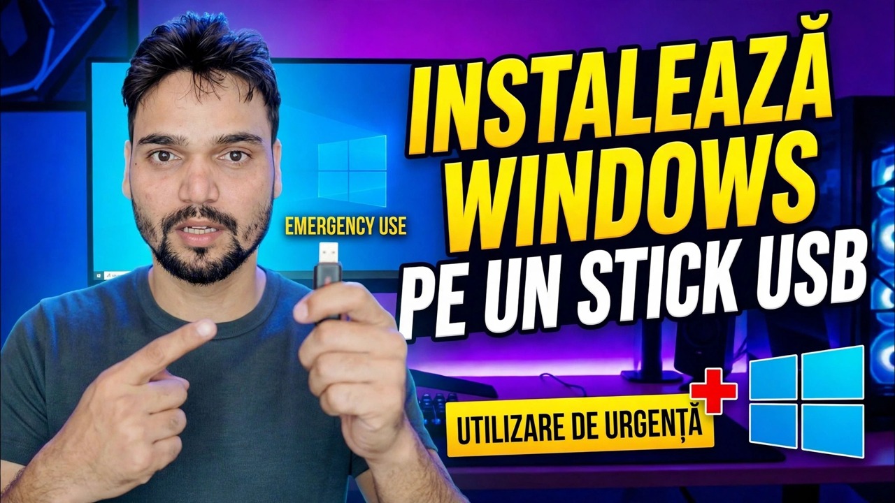 Instalați sistemul de operare Windows pe Pendrive