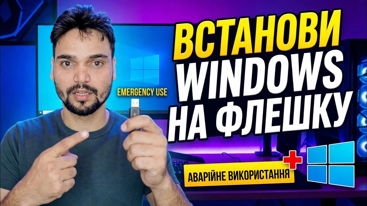 Встановіть ОС Windows на Pendrive
