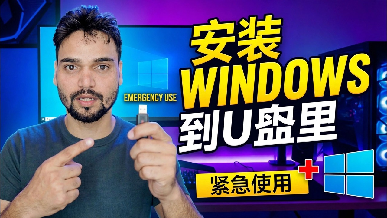 Install Windows OS on Pendrive