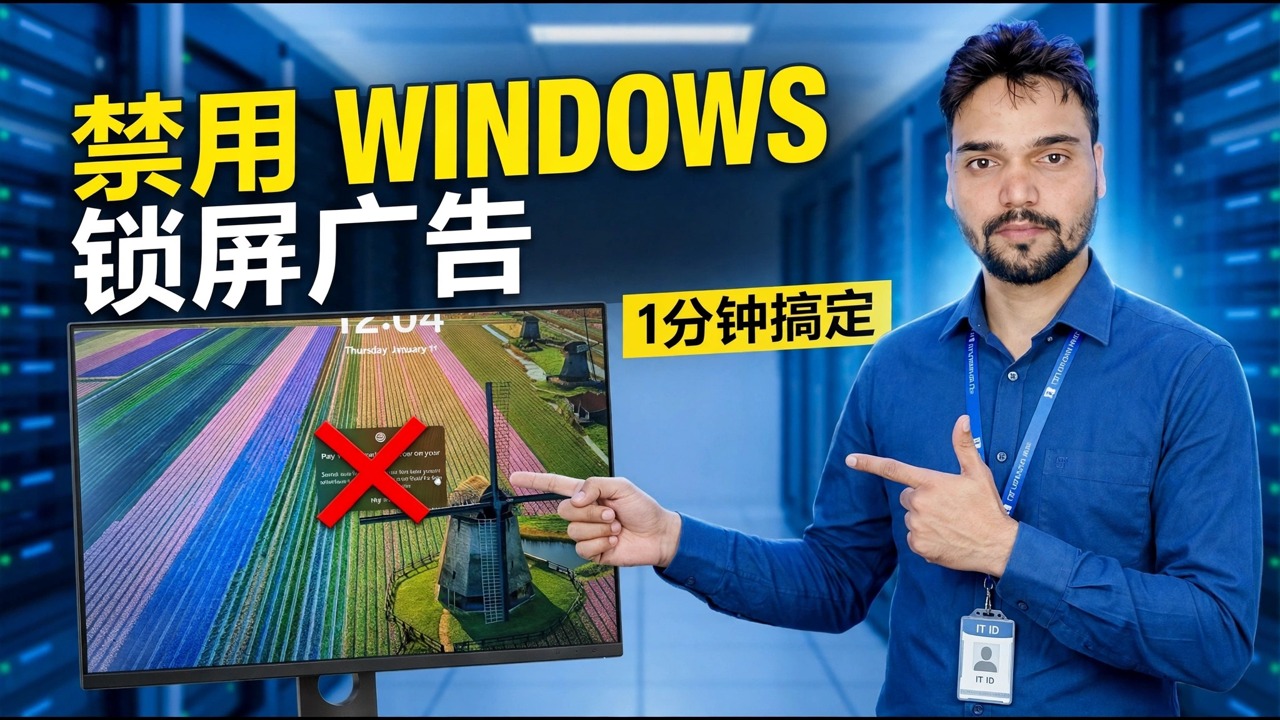 Disable Windows Lock Screen Ads in Just 1 Minute! 😳 One-Click Script