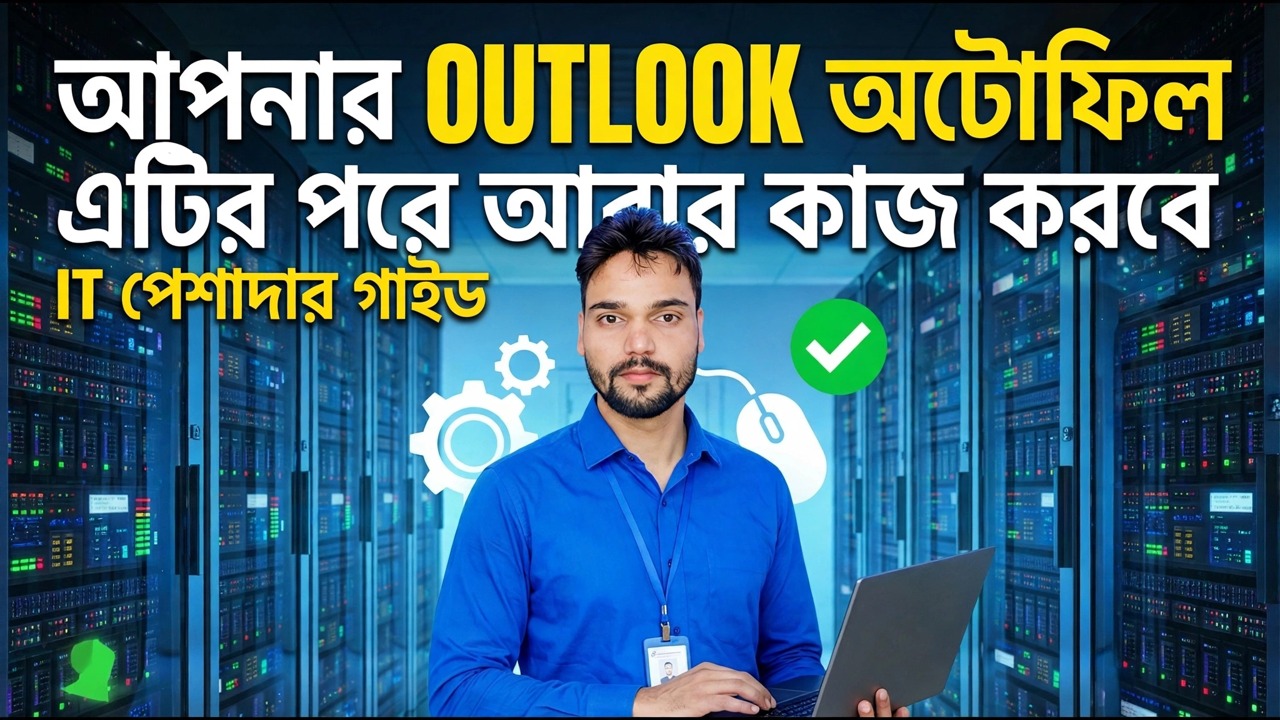 আউটলুক অটোফিল কাজ করছে না ঠিক করুন - সহজ সমাধান