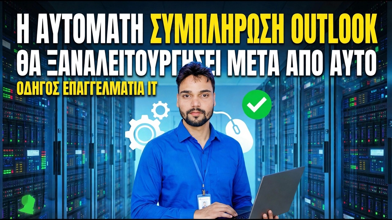 Διορθώστε την αυτόματη συμπλήρωση του Outlook που δεν λειτουργεί - Εύκολη λύση