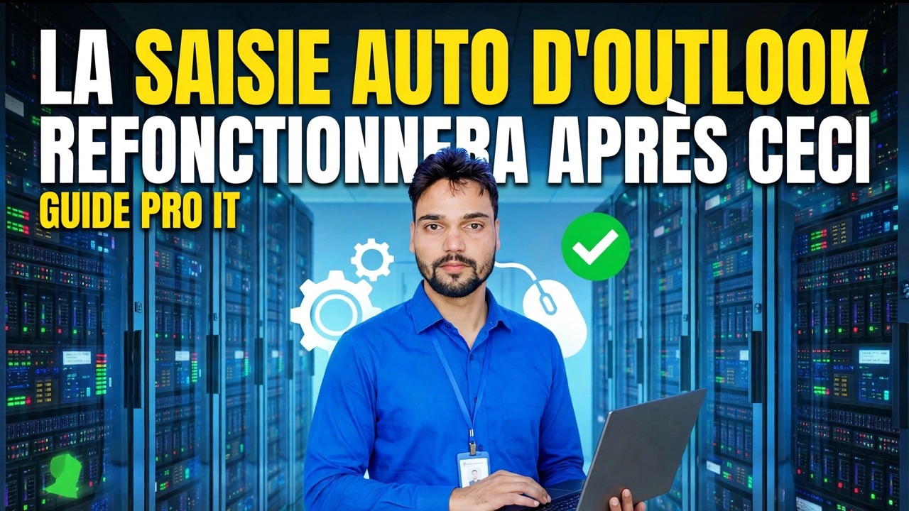 Réparer le remplissage automatique d'Outlook ne fonctionne pas - Solution facile