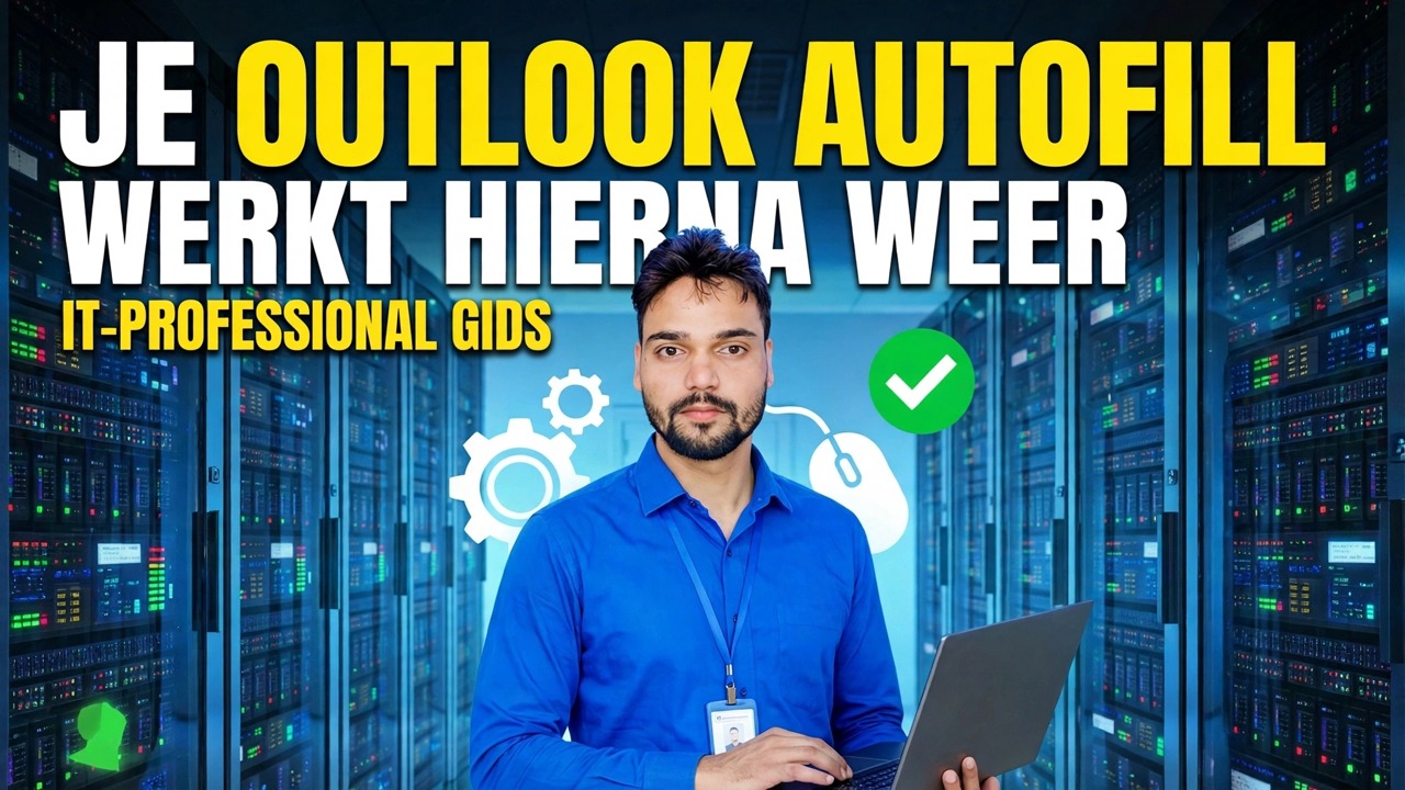Fix Automatisch aanvullen van Outlook werkt niet - eenvoudige oplossing