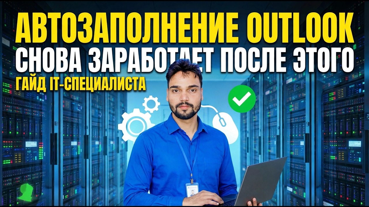 Исправить неработающее автозаполнение Outlook — простое решение