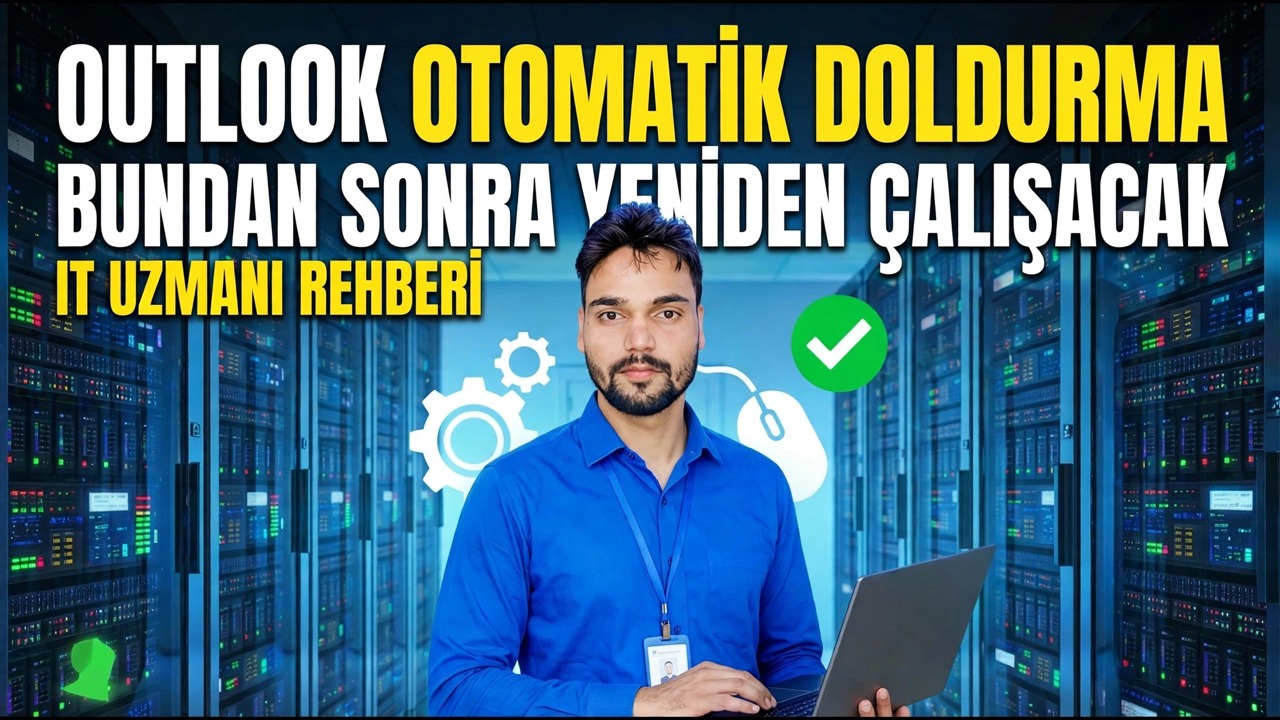 Outlook Otomatik Doldurma Çalışmamasını Düzeltme - Kolay Çözüm