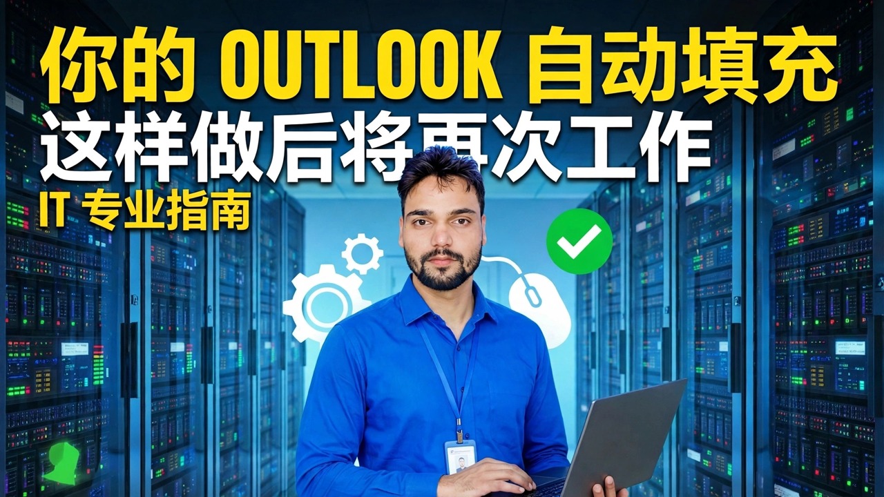 修复 Outlook 自动填充不起作用 - 简单的解决方案