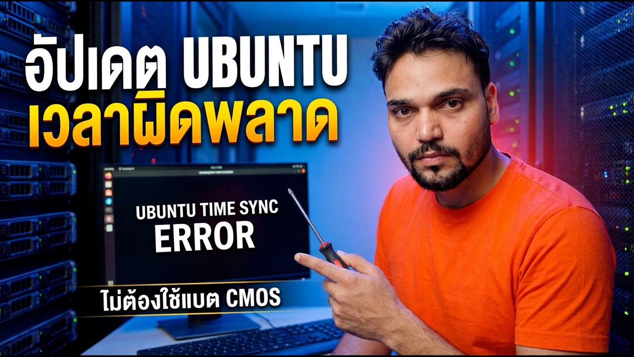 แก้ไขปัญหาเวลาของ Ubuntu - แก้ไขปัญหาเวลาบกพร่อง