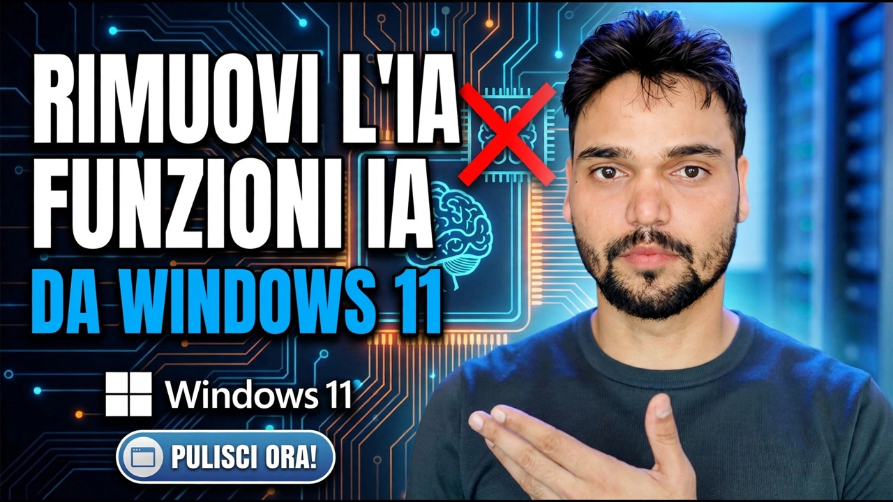 Rimuovi le funzionalità AI da Windows 11 🔥 Disabilita completamente Copilot e AI