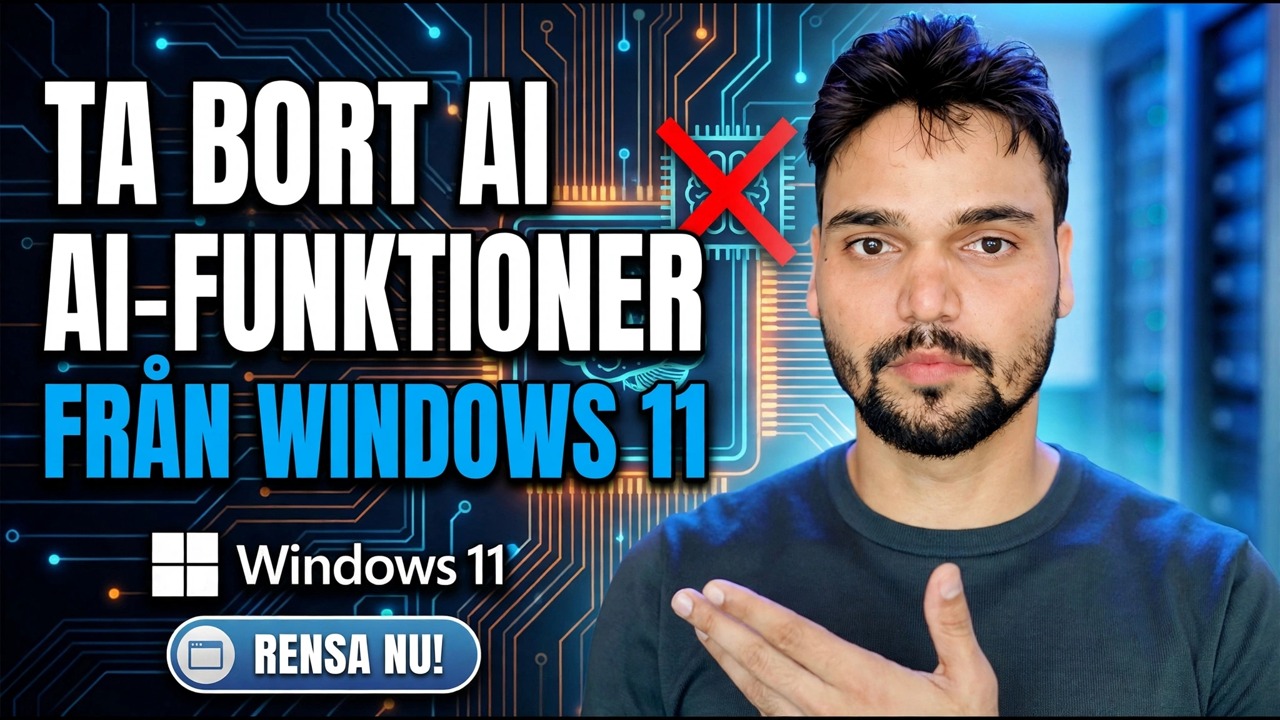 Ta bort AI-funktioner från Windows 11 🔥 Inaktivera Copilot & AI helt