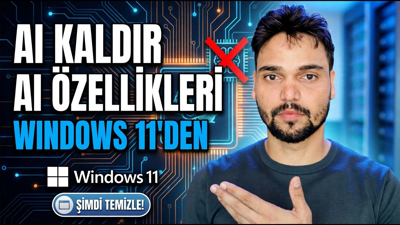 AI Özelliklerini Windows 11'den Kaldırma 🔥 Copilot ve AI'yı Tamamen Devre Dışı Bırakın