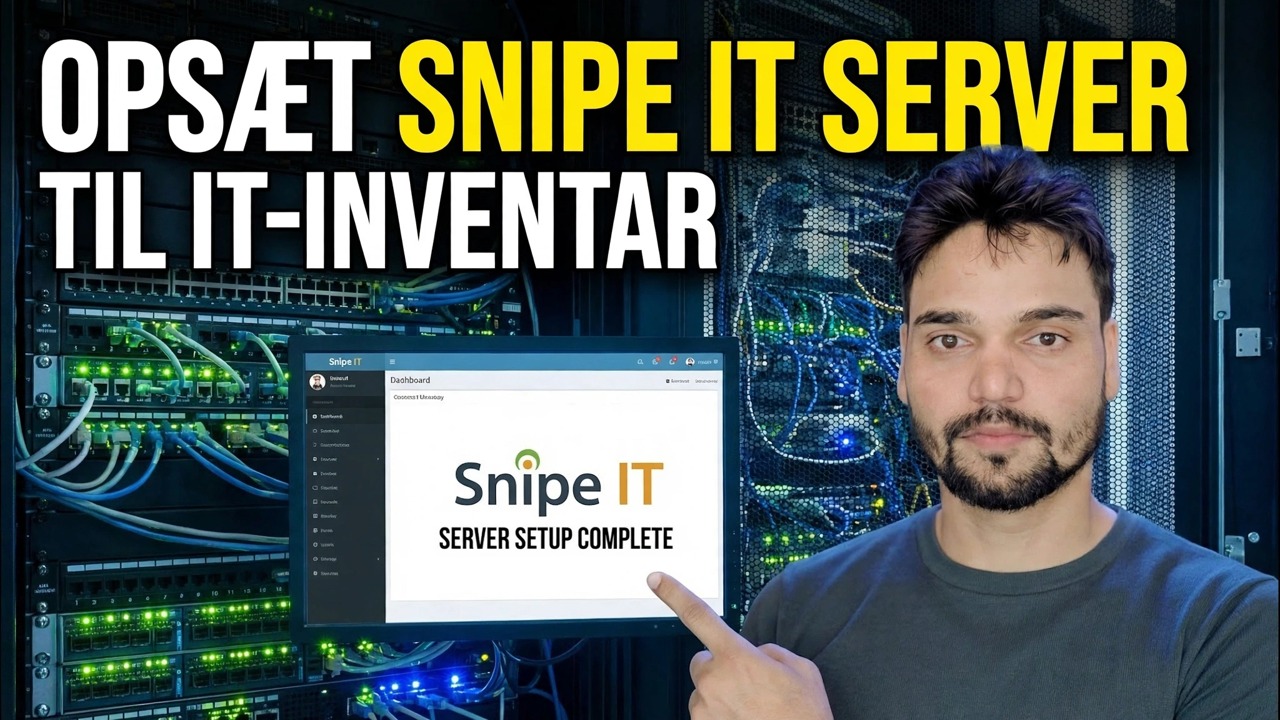 Installer Snipe-IT på 5 minutter 🔥 Komplet Asset Management Setup Guide