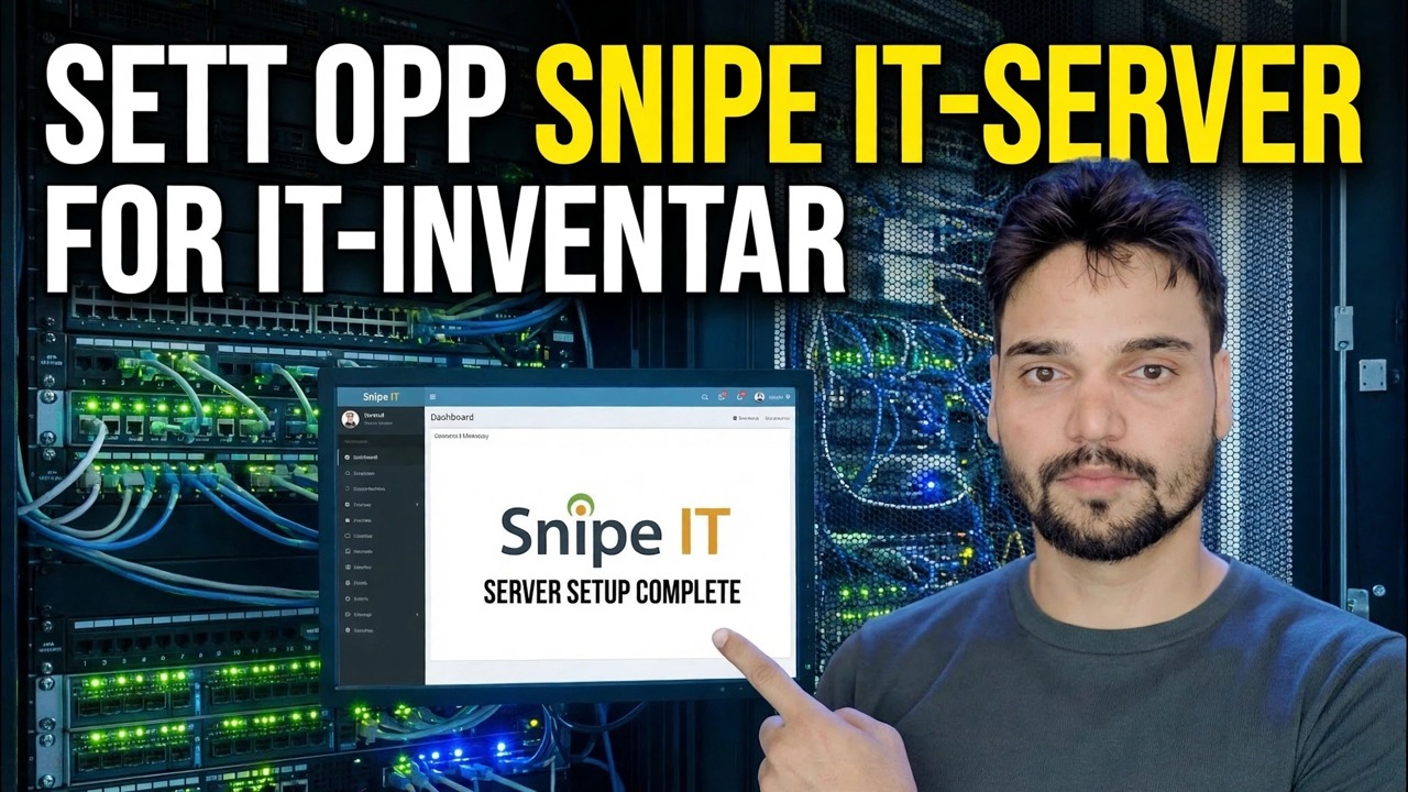 Installer Snipe-IT på 5 minutter 🔥 Komplett oppsettveiledning for aktivaadministrasjon