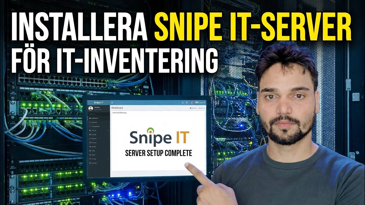 Installera Snipe-IT på 5 minuter 🔥 Komplett installationsguide för Asset Management