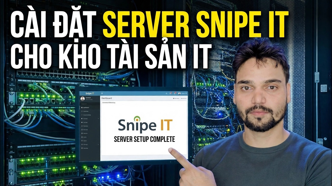Cài đặt Snipe-IT trong 5 phút 🔥 Hướng dẫn thiết lập quản lý tài sản hoàn chỉnh