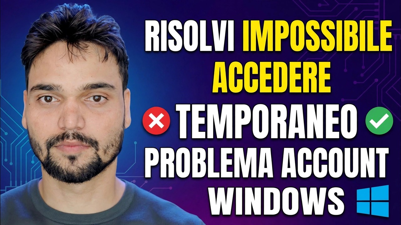 Impossibile accedere al tuo account Correzione 🔥 Soluzione temporanea per l'errore del profilo