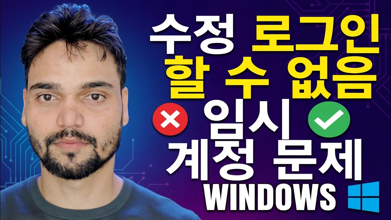 귀하의 계정에 로그인할 수 없습니다. 🔥 임시 프로필 오류 해결 방법
