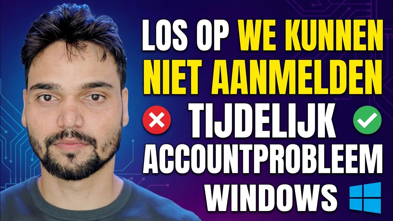 We kunnen niet inloggen op uw account Oplossing 🔥 Tijdelijke profielfoutoplossing