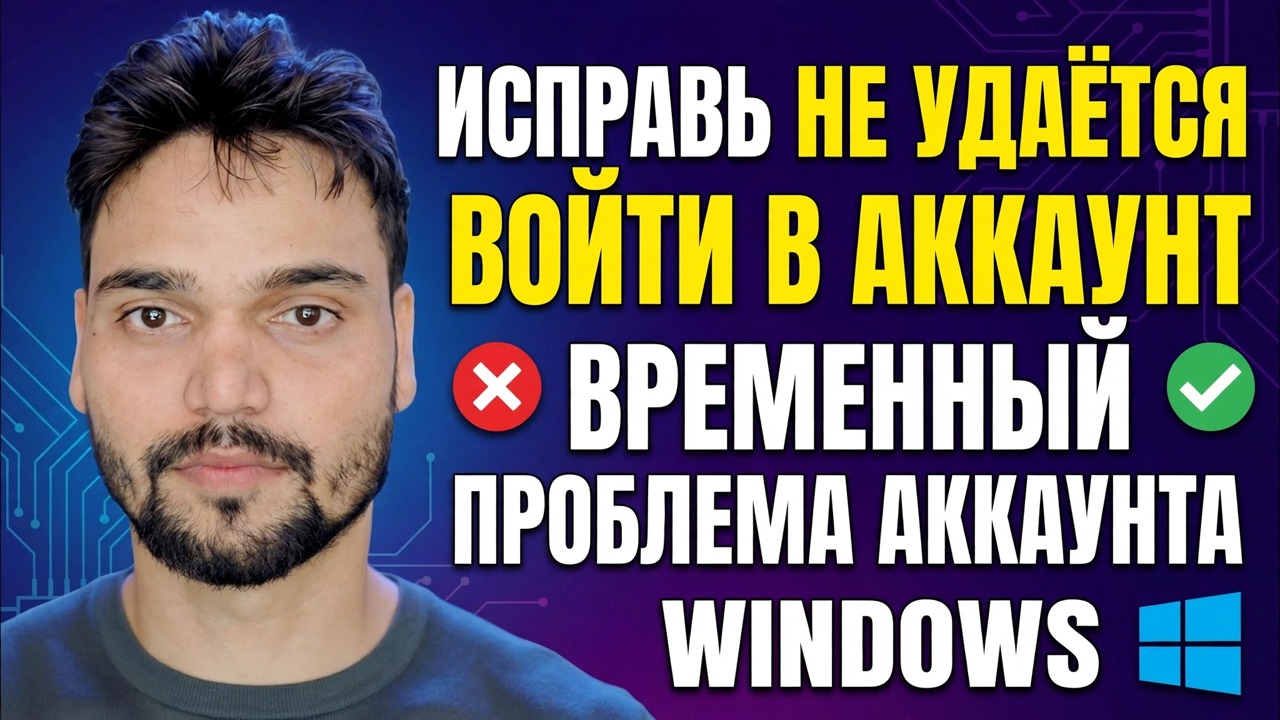 Мы не можем войти в вашу учетную запись. Исправление 🔥 Решение ошибки временного профиля