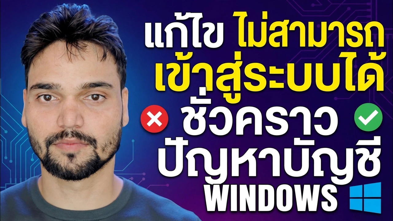 เราไม่สามารถลงชื่อเข้าใช้บัญชีของคุณได้ แก้ไข 🔥 วิธีแก้ไขข้อผิดพลาดโปรไฟล์ชั่วคราว