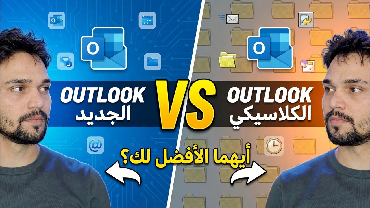 تطبيق Outlook الجديد مقابل تطبيق Outlook الكلاسيكي 🔥 اختلافات كبيرة