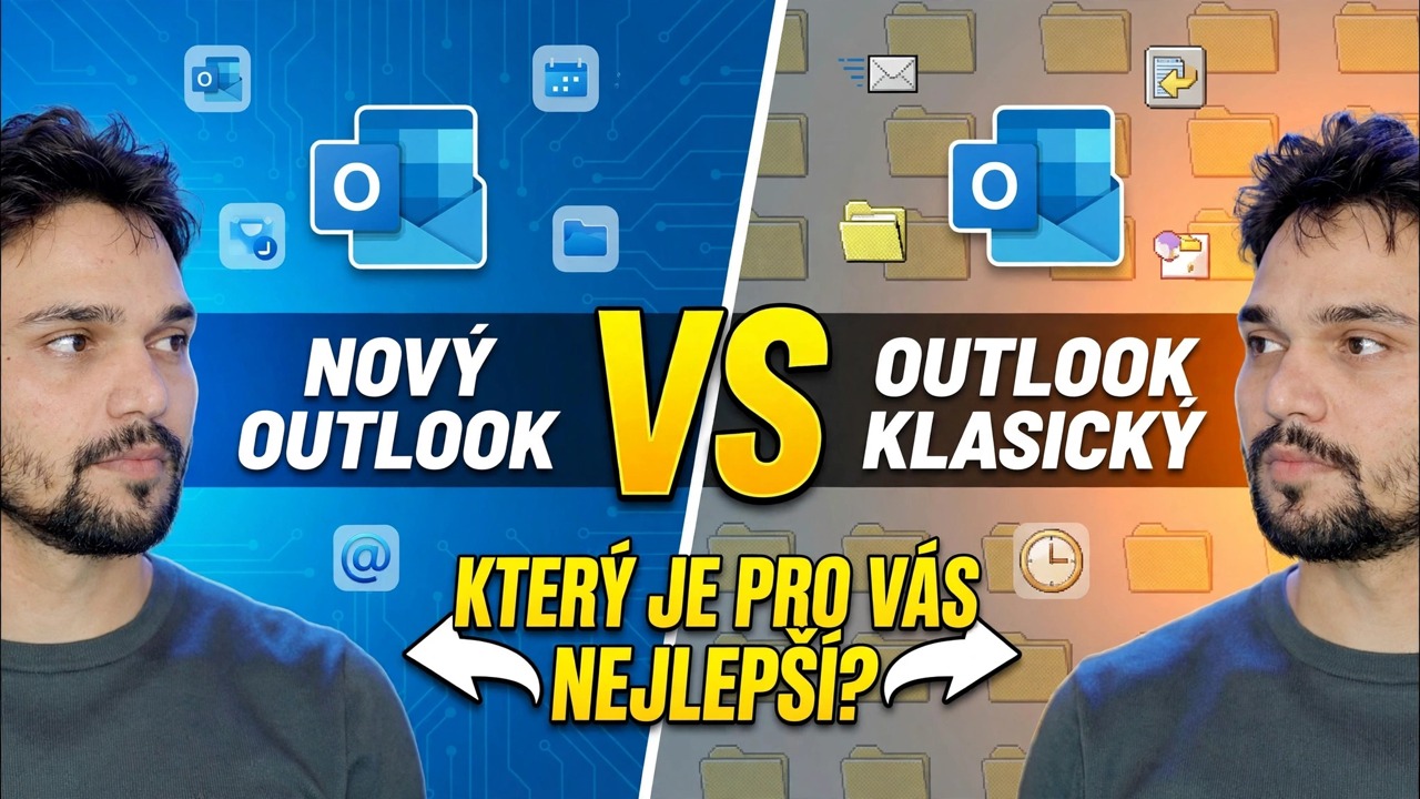 Nová aplikace Outlook vs klasický Outlook 🔥 VELKÉ rozdíly