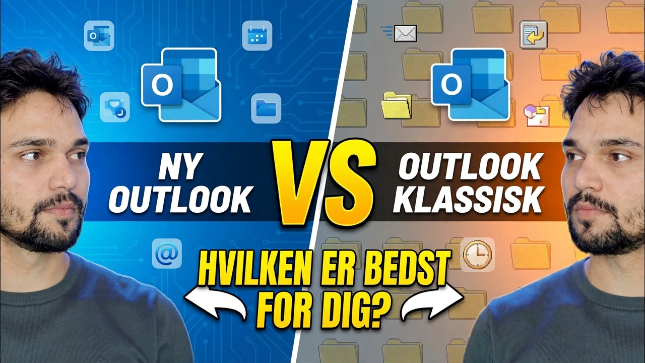 Ny Outlook-app vs klassisk Outlook 🔥 STORE forskelle
