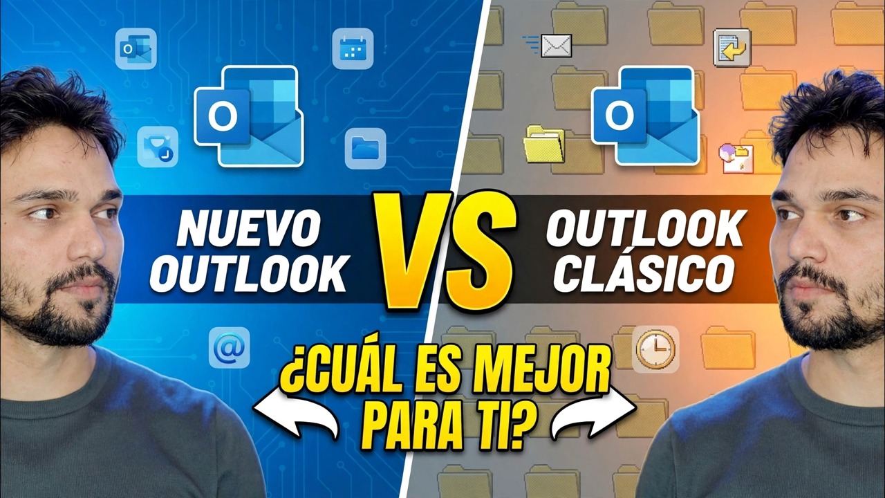 Nueva aplicación de Outlook frente a Outlook clásico 🔥 GRANDES diferencias
