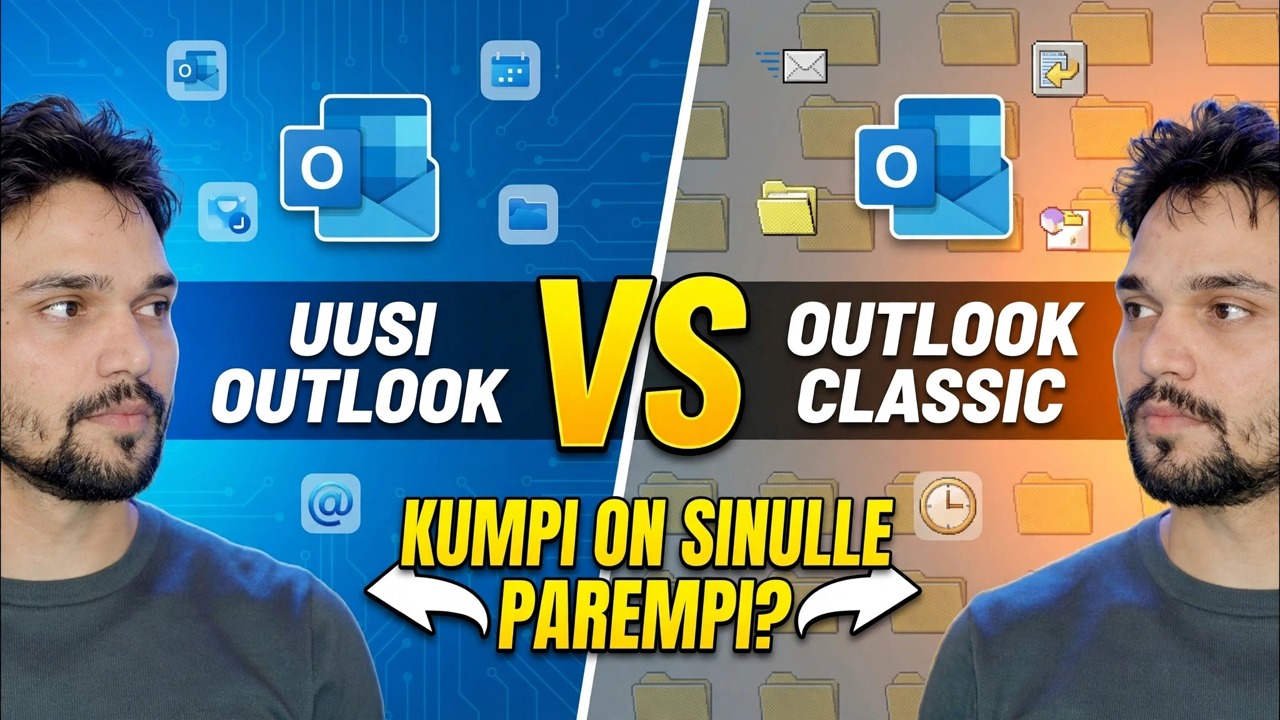 Uusi Outlook-sovellus vs. Classic Outlook 🔥 SUURI erot