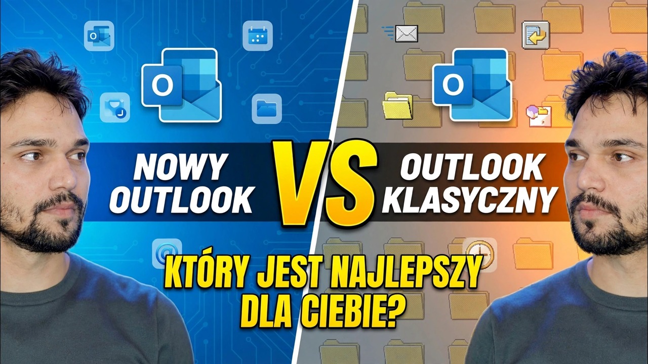 Nowa aplikacja Outlook vs klasyczny Outlook 🔥 DUŻE różnice