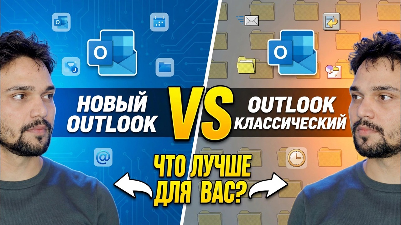 Новое приложение Outlook и классический Outlook 🔥 БОЛЬШИЕ различия