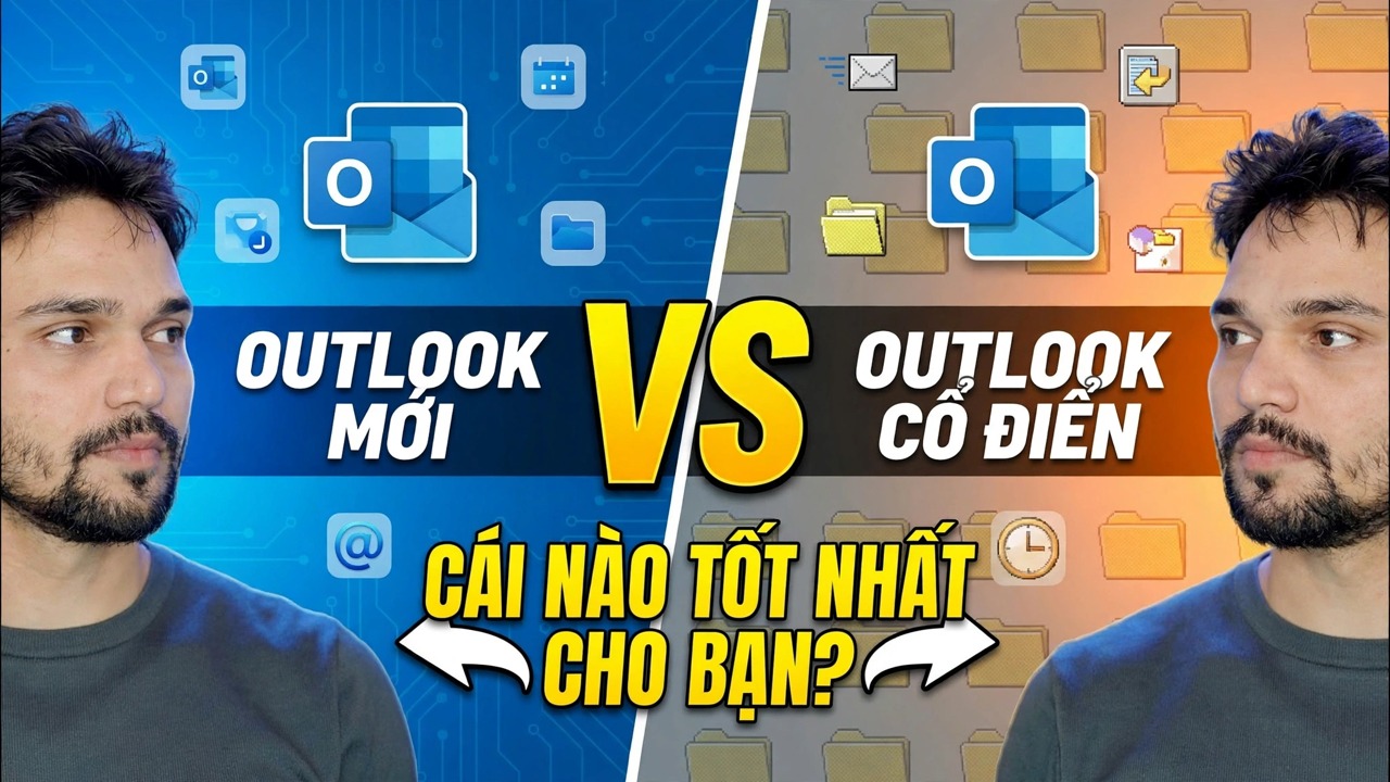 Ứng dụng Outlook mới và Outlook cổ điển 🔥 Sự khác biệt LỚN