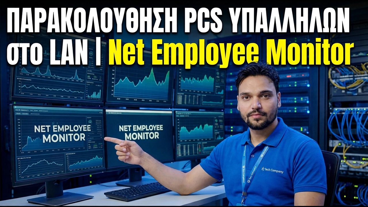 Παρακολούθηση Η/Υ εργαζομένων σε LAN