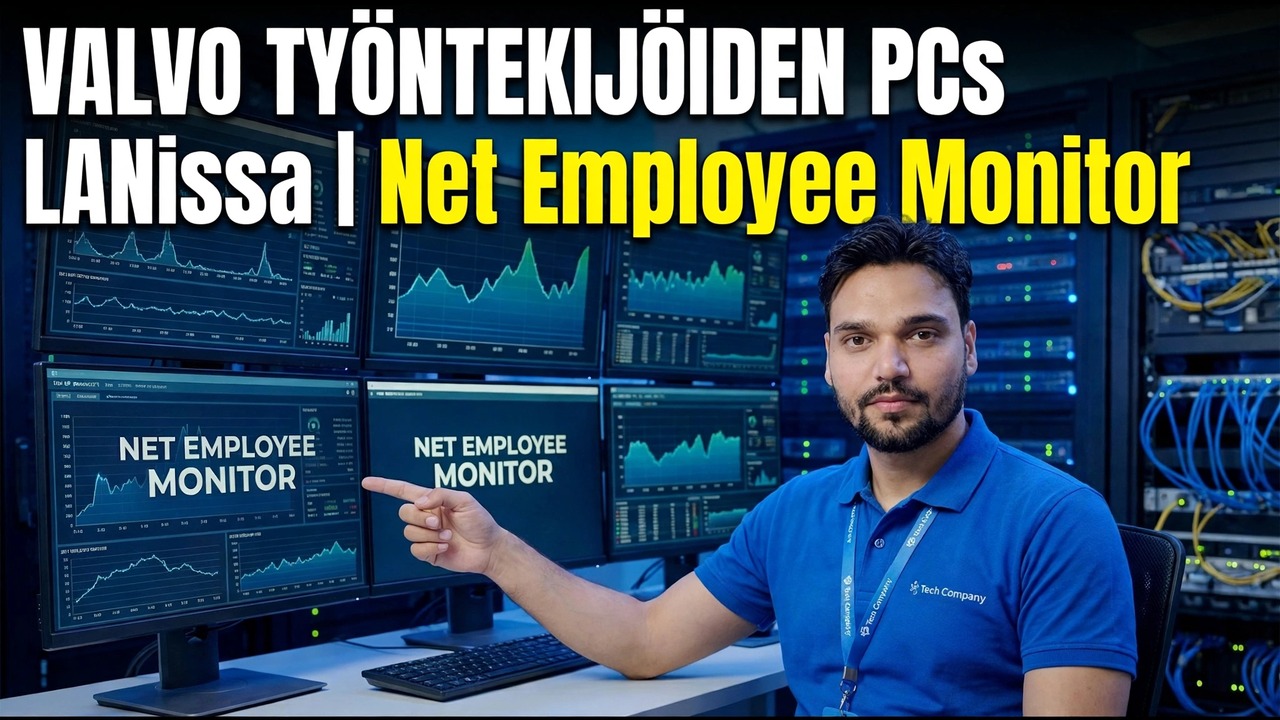 Työntekijän PC-valvonta lähiverkossa