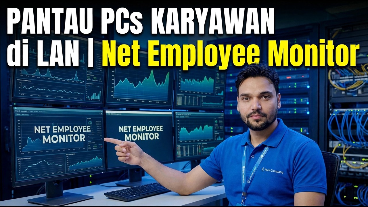 Pemantauan PC Karyawan di LAN