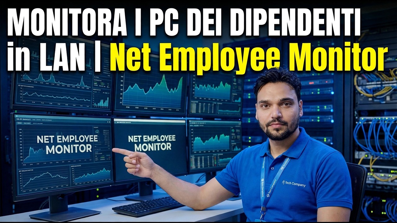 Monitoraggio dei PC dei dipendenti nella LAN