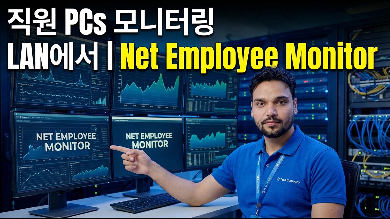 LAN에서 직원 PC 모니터링
