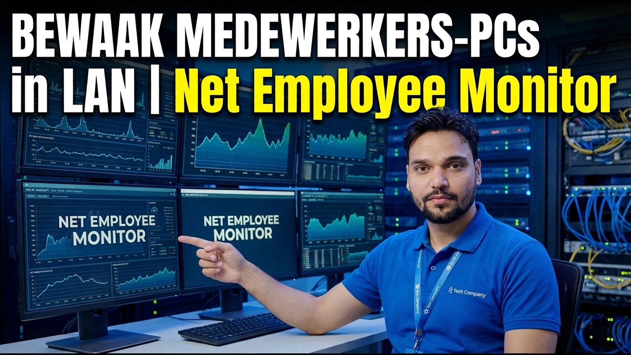 PC-bewaking van werknemers in LAN