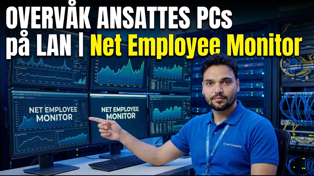 Ansatt PC-overvåking i LAN