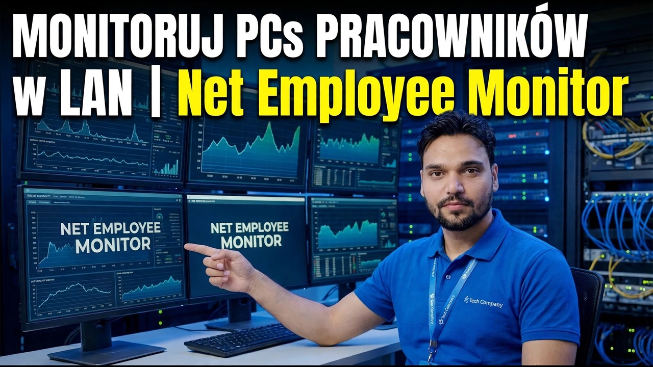Monitorowanie komputerów pracowników w sieci LAN